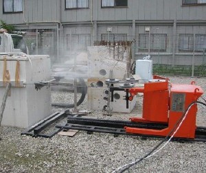 A600-SJ19绳锯机调试案例